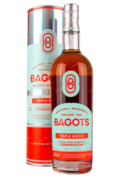 Виски Bagots Triple Batch in tube  0.7 л
