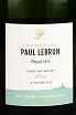 Этикетка Paul Lebrun Aline La Nature-Elle Blanc de Blancs Brut  2017 0.75 л
