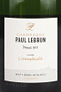 Этикетка Paul Lebrun L'Irremplacable Blanc De Blancs 2017 0.75 л