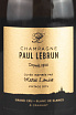 Этикетка Paul Lebrun Marie Louise Grand Cru Blanc De Blancs 2015 0.75 л