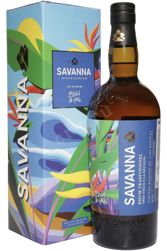 Ром Savanna Art of Rum by Yann le Gall in gift box  0.7 л