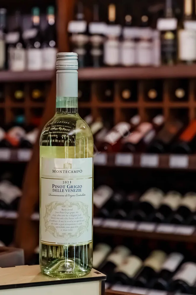 В магазине Крю Профи Montecampo Pinot Grigio delle Venezie 2023 0.75 л