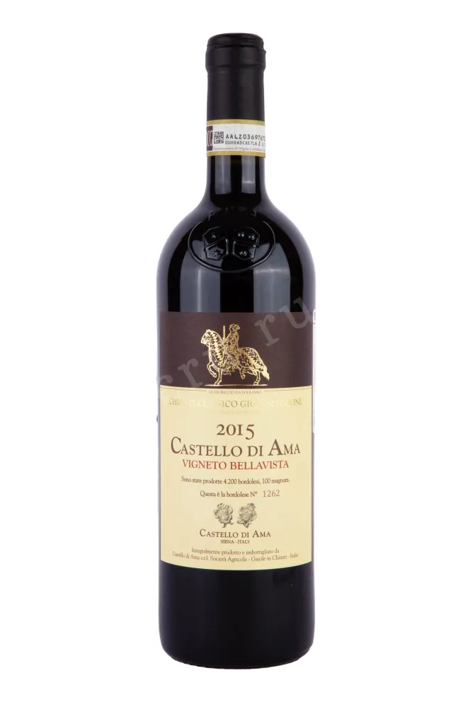 Бутылка Castello di Ama Vigneto Bellavista Chianti Classico Gran Selezione in gift box 2015 0.75 л