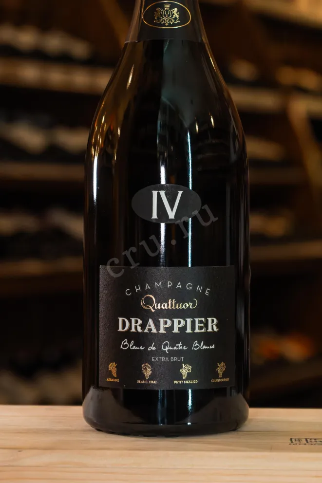 В магазине Крю Профи Drappier Quattuor Blanc de Quatre Blancs Extra Brut 2017 0.75 л