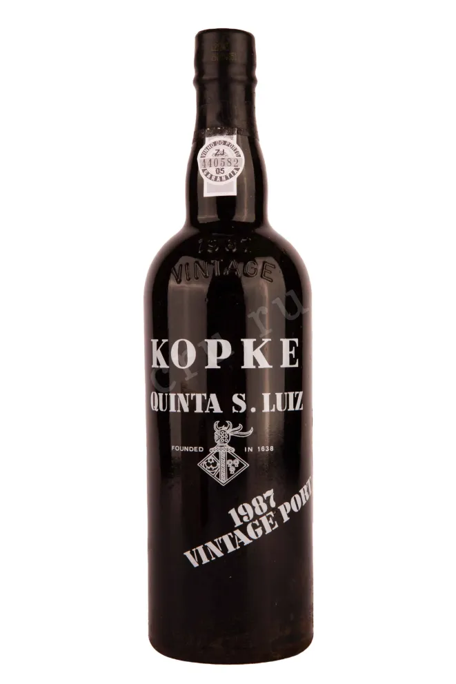 Бутылка Kopke Vintage Porto gift box 1987 0.75 л