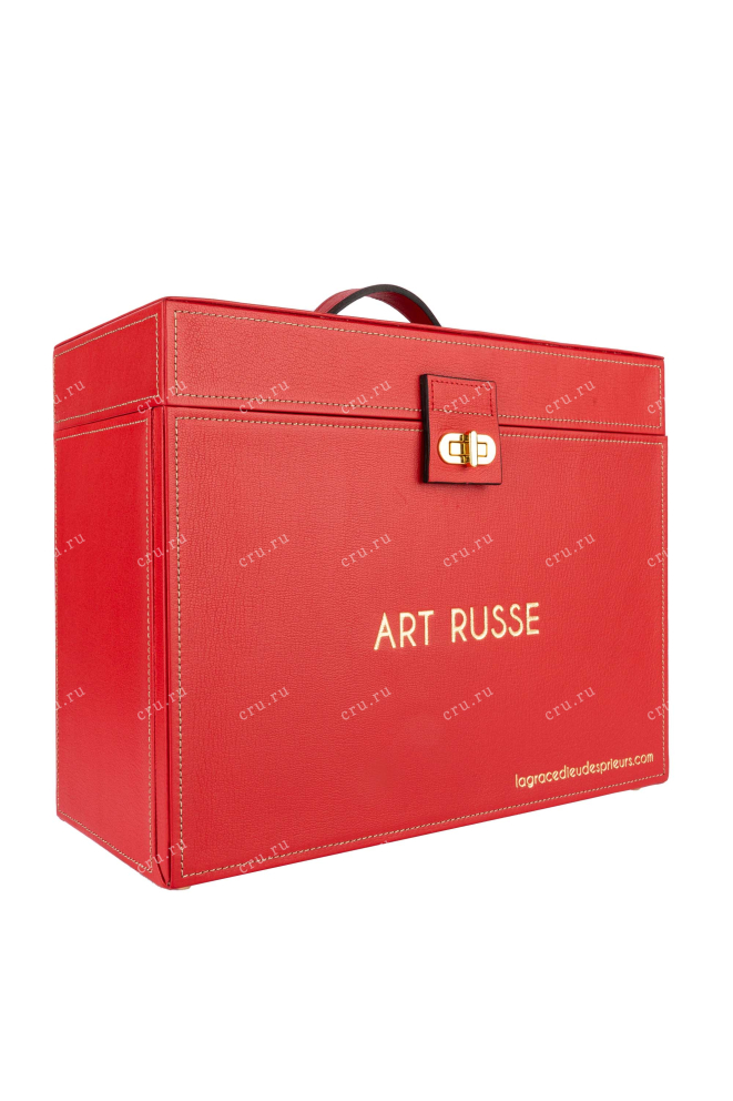 Подарочная коробка Chateau La Grace Dieu Des Prieurs Art Russe Saint-emilion Grand Cru Set of 3 bottles in gift box 2014 0.75 л