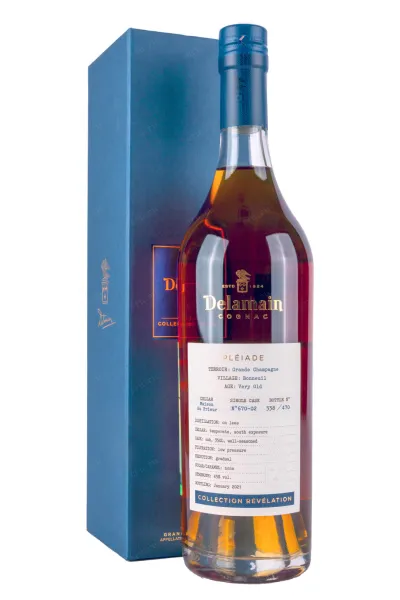 Коньяк Pleiade Delamain  Collection Revelation Bonneuil gift box  0.7 л