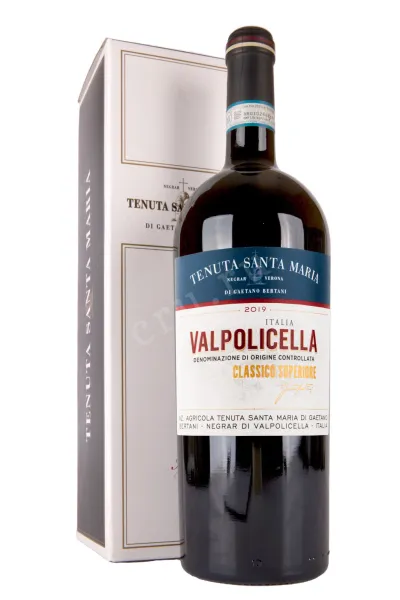 Вино Tenuta Santa Maria, Valpolicella Classico Superiore in gift box 2019 1.5 л