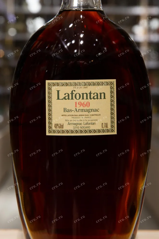 Этикетка Lafontan 1960 0.7 л