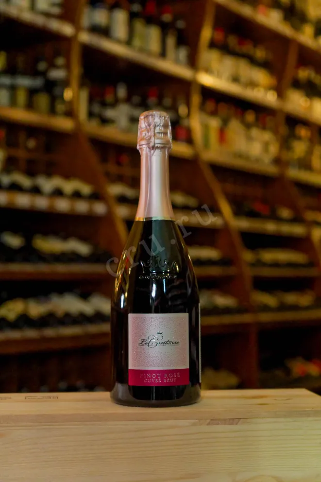 В магазине Крю Профи Le Contesse Pinot Rose Cuvee Brut 2022 0.75 л