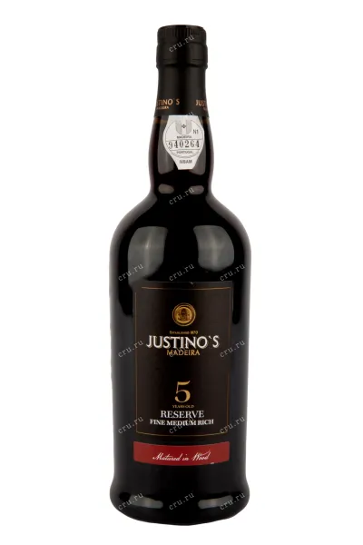 Мадера Justinos Fine Medium Rich 5 years 2016 0.75 л