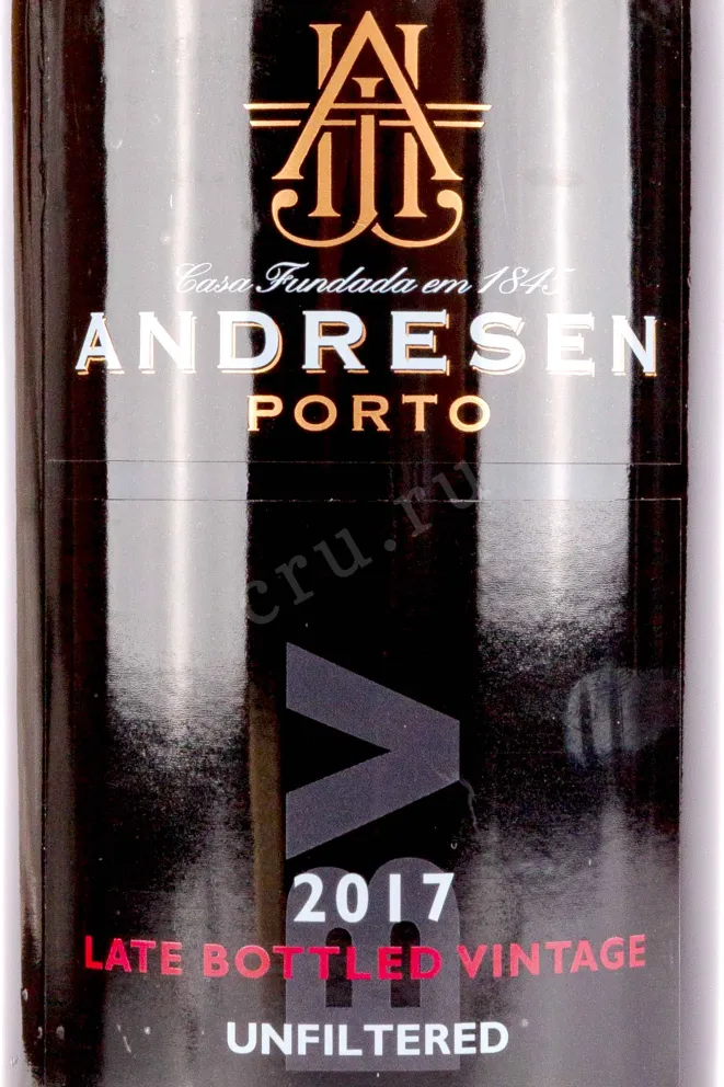 Этикетка Andresen LBV 2017 0.75 л