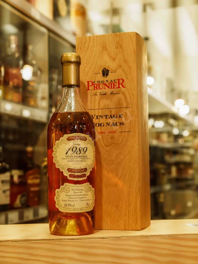 В магазине Крю Профи Prunier Petite Champagne  1989 0.7 л