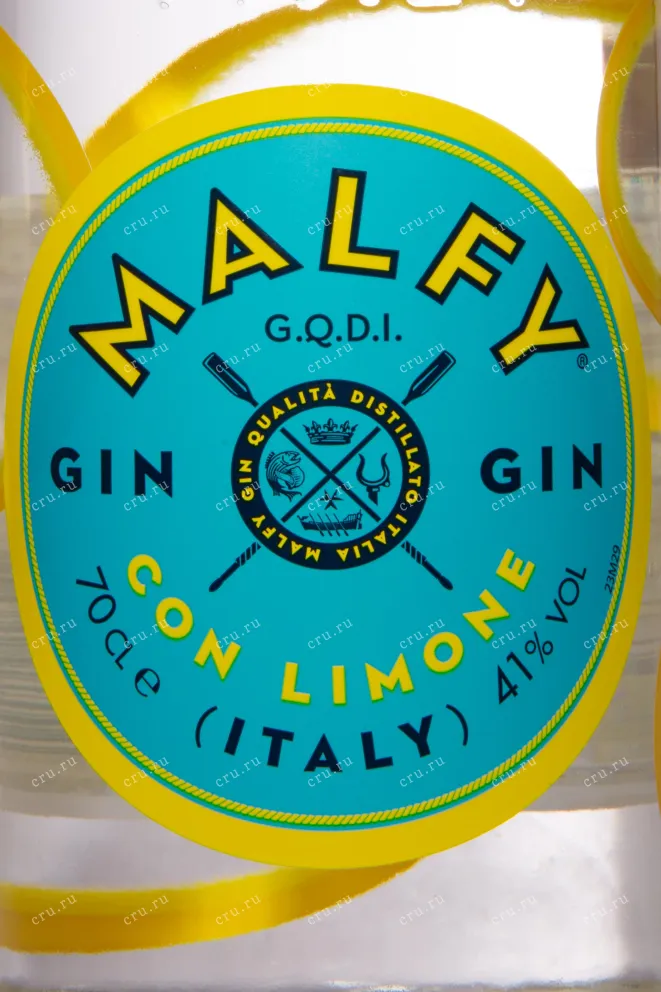 Этикетка Malfy Con Limone 0.7 л