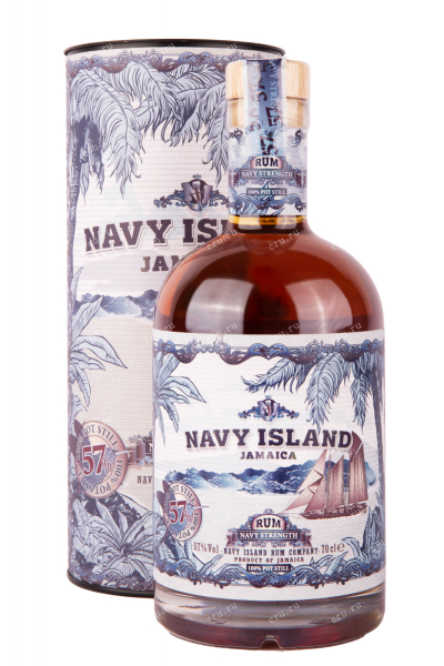 Ром Navy Island Jamaica Rum Navy Strength in tube  0.7 л