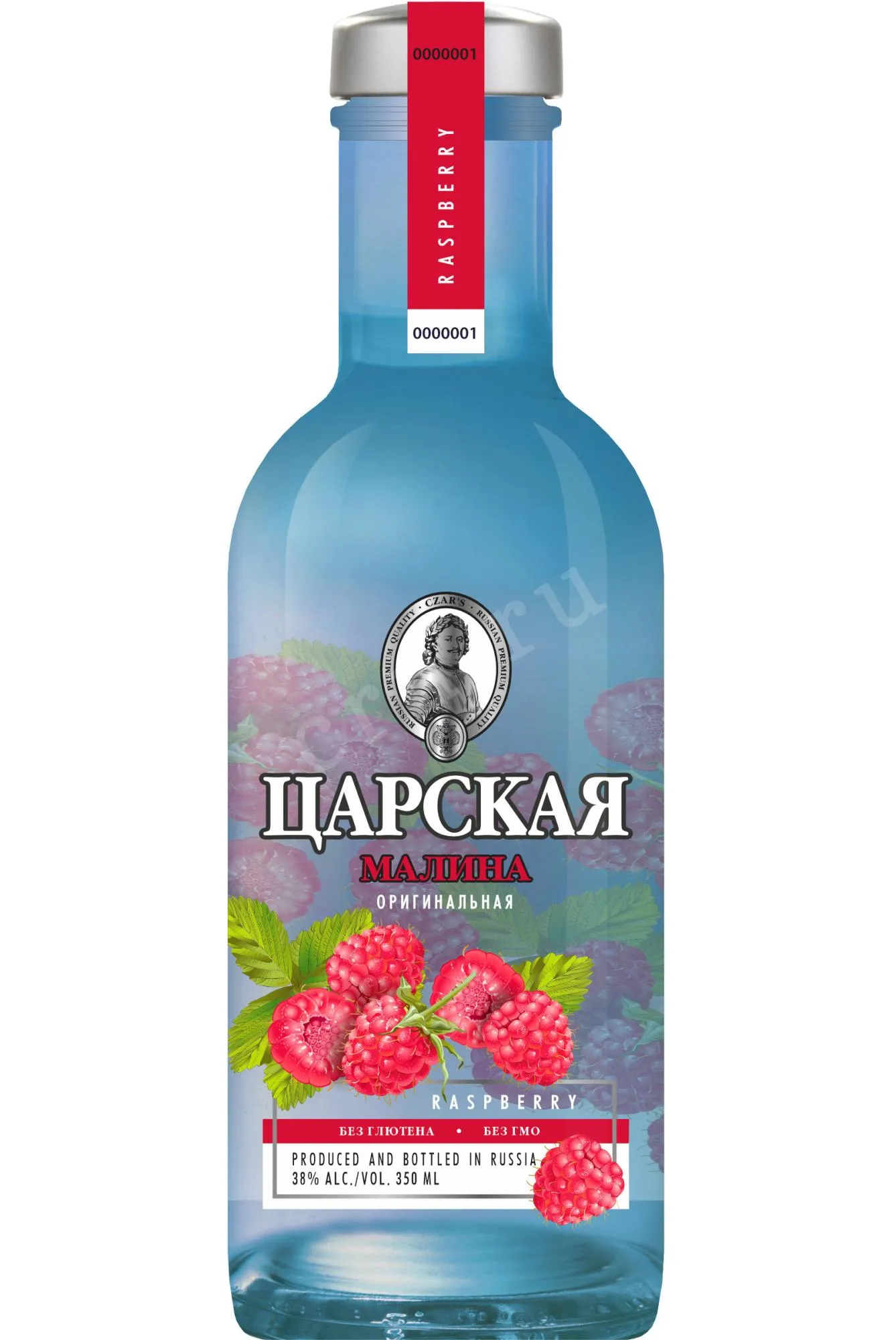 Фото — Настойка Царская Оригинальная Малина  0.35 л