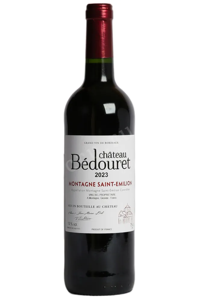 Вино Chateau Bedouret Montagne Saint-Emilion 2023 0.75 л