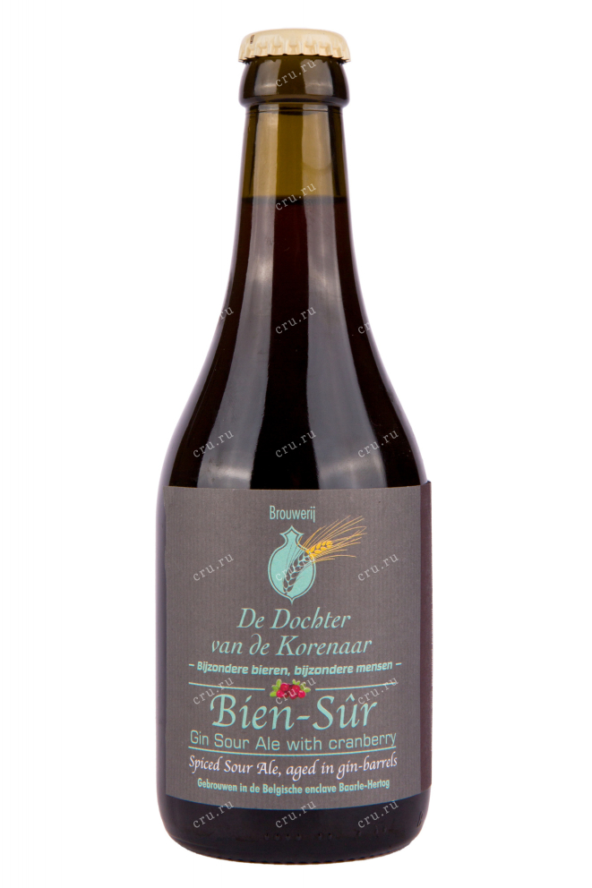 Пиво Brouwerij De Dochter van de Korenaar Bien-Sur Cranberry  0.33 л
