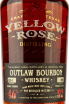 Этикетка Yellow Rose Outlaw (Bourbon) 0.75 л