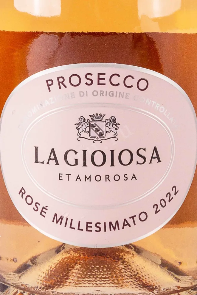 Этикетка La Gioiosa Rose Millesimato DOC 2022 0.75 л