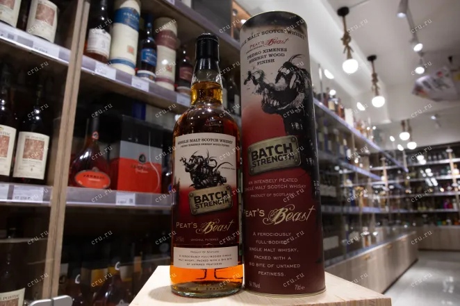 В магазине Крю Профи Peat's Beast Single Malt Batch Strength in tube 0.7 л