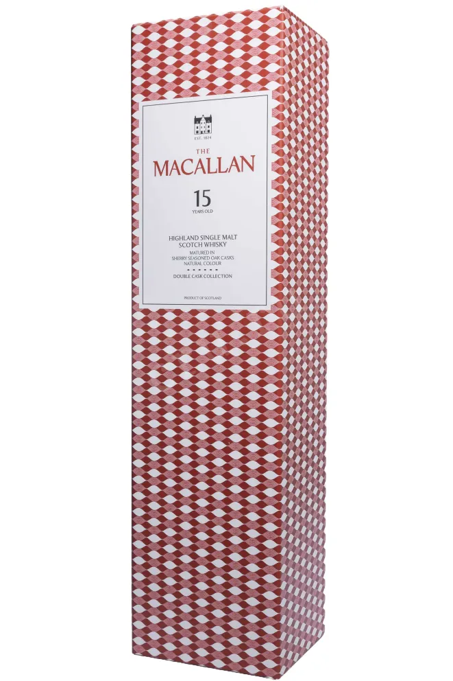 Подарочная коробка Macallan 15 years Double Cask 0.7 л