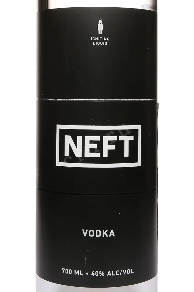 Этикетка Neft black 0.7 л