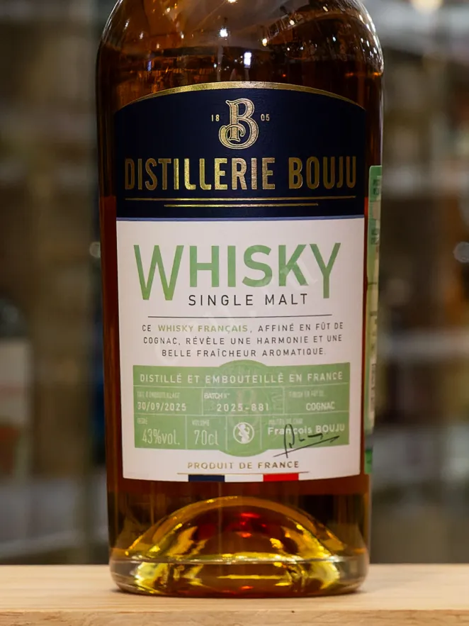 В магазине Крю Профи Distillerie Bouju Single Malt Fut de Cognac 0.7 л