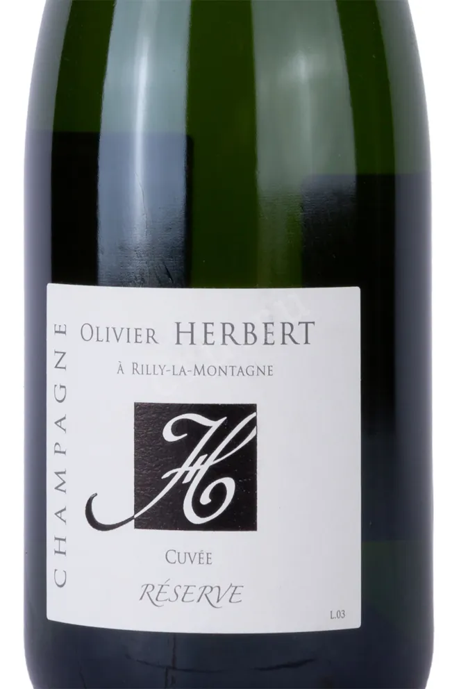 Этикетка Olivier Herbert Cuvee Reserve 2015г  0.75 л