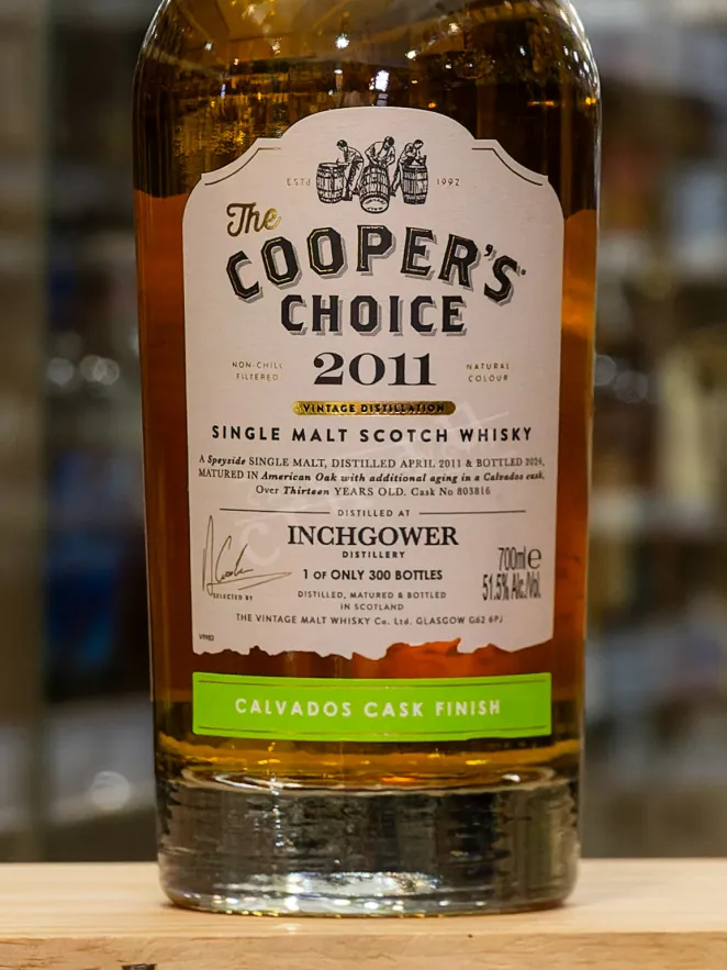 В магазине Крю Профи The Cooper's Choice Inchgower Calvados Cask Finish in gift box 0.7 л