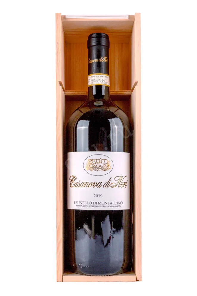 В деревянной коробке Casanova di Neri Brunello di Montalcino wooden box 2019 1.5 л