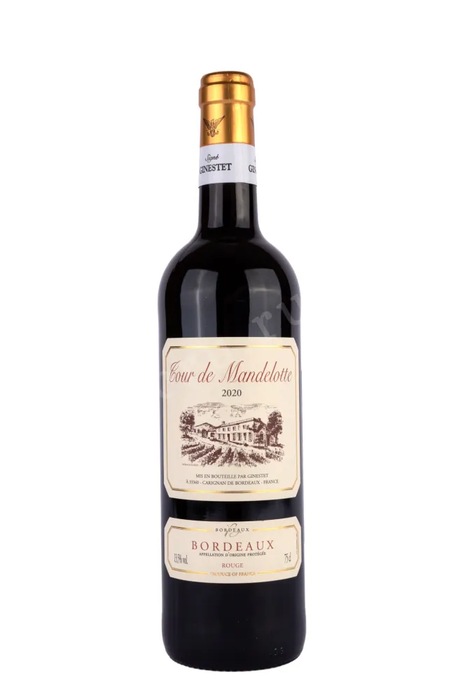Вино Tour de Mandelotte Bordeaux red 2022 0.75 л