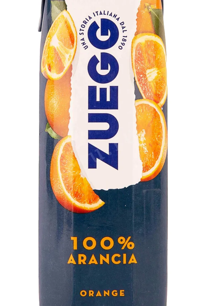 Этикетка Zuegg Arancia 1 л