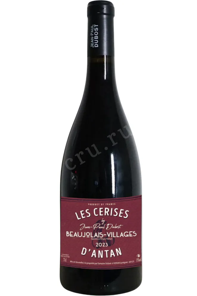 Вино Jean-Paul Dubost Les Cerises d'Antan Beaujolais Villages 2023 0.75 л