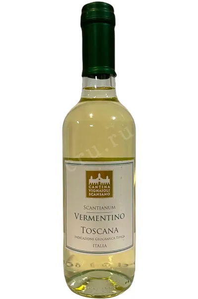 Вино Vignaioli di Scansano Scantianum Vermentino 2024 0.375 л