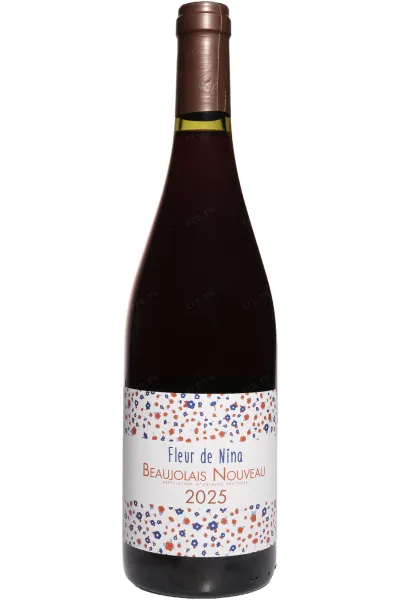 Вино Francois Martenot Fleur de Nina Beaujolais Nouveau AOC 2025 0.75 л