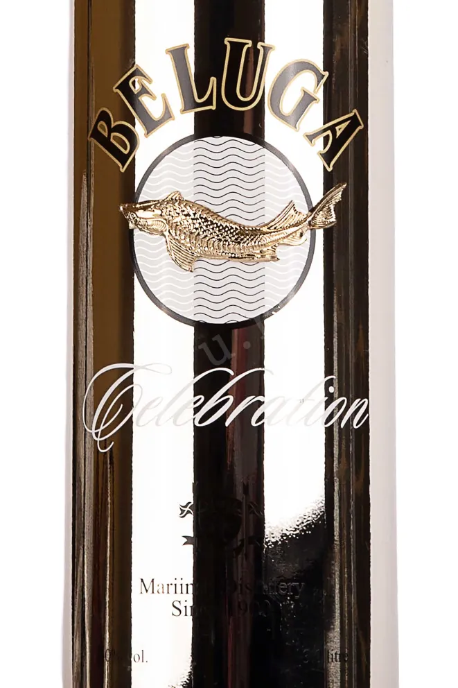 Этикетка Beluga Noble Celebration in gift box 3 л