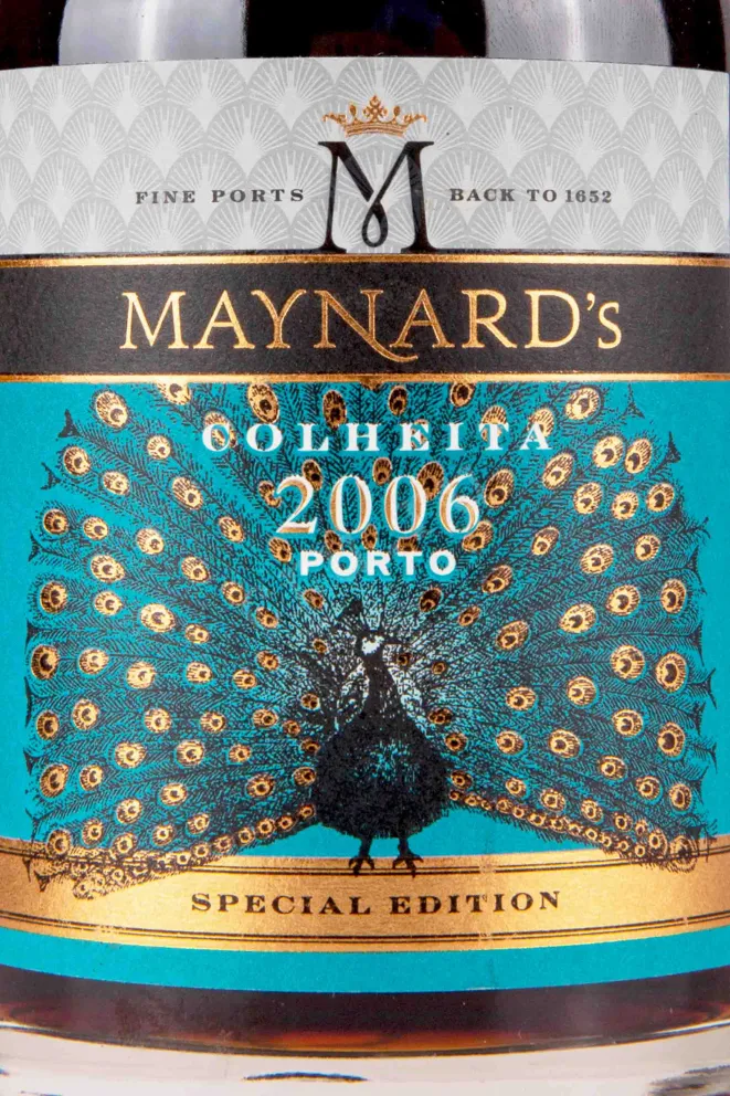 Этикетка Maynards Colheita Porto in tube 2006 0.5 л