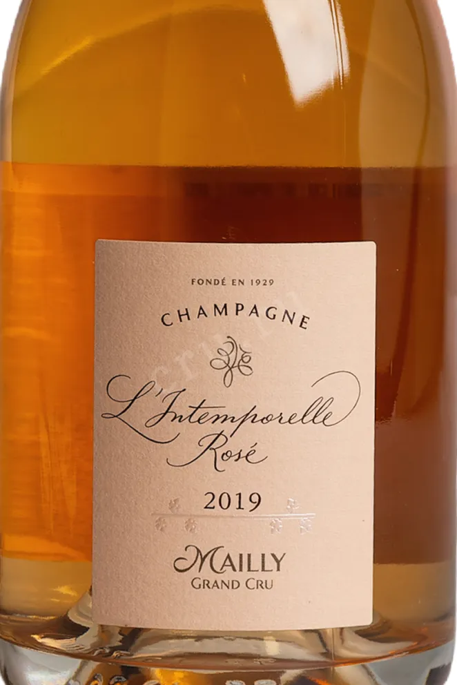 Этикетка Mailly Grand Cru L’Intemporelle Rose in gift box 2019 0.75 л