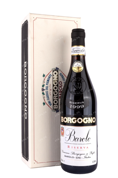 Вино Barolo Riserva Borgogno with gift box 1999 0.75 л
