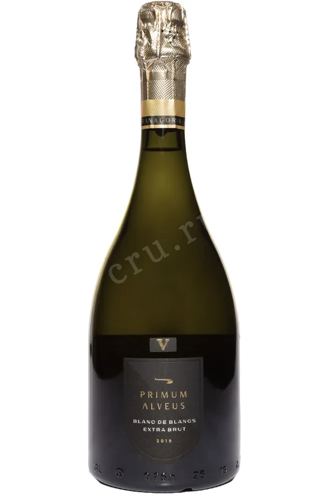 Игристое вино Фанагория Премиум Алвеус Блан де Блан 2019 0.75 л