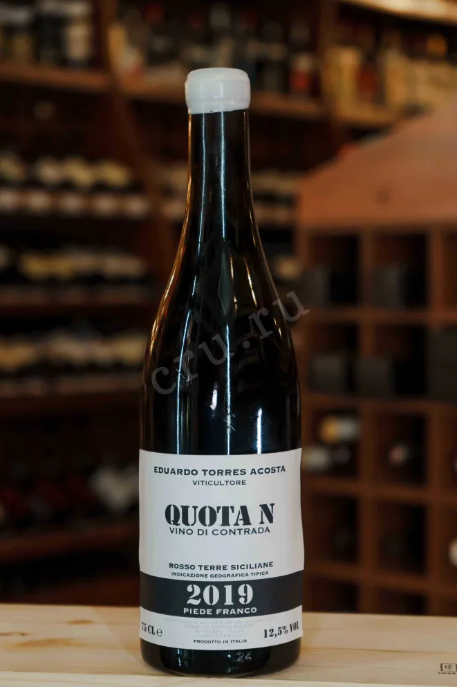 В магазине Крю Профи Eduardo Torres Acosta Quota N Piede Franco Terre Siciliane IGT 2019 0.75 л