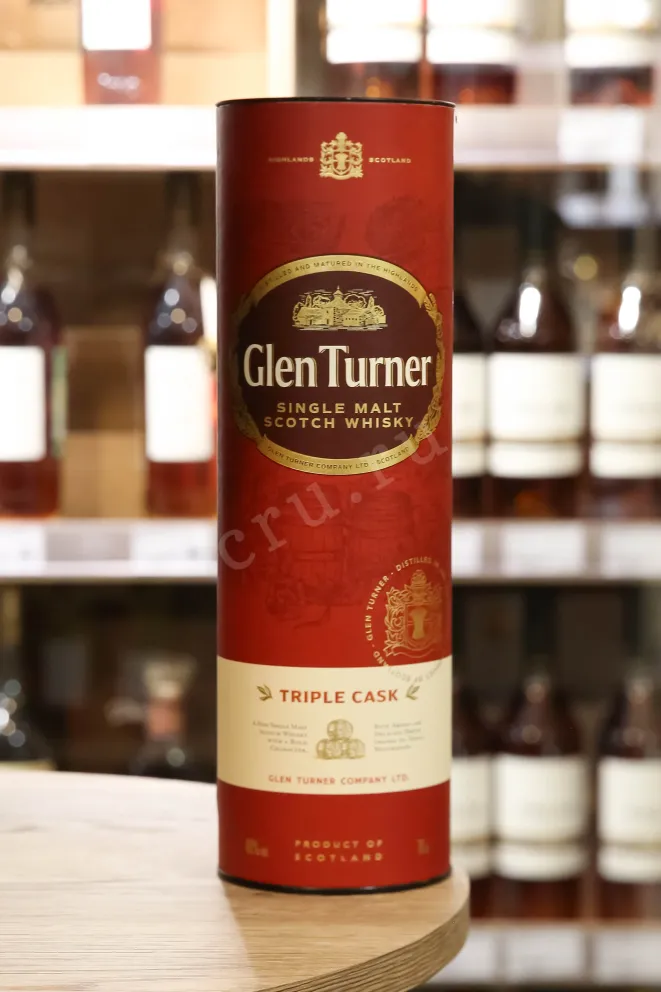 В магазине Крю Профи Glen Turner Triple Cask Single Malt in tube 0.7 л