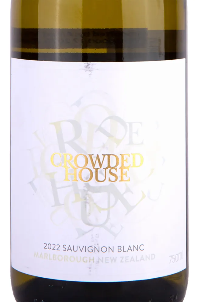 Этикетка Crowded House Sauvignon Blanc Marlborough 2022 0.75 л