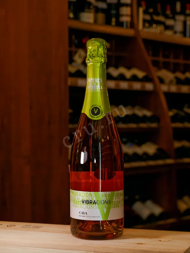 В магазине Крю Профи Vibracions Cava Brut Rose DO 2023 0.75 л