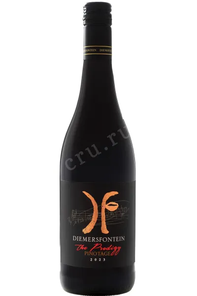 Вино Diemersfontein The Prodigy Pinotage Western Cape WO 2023 0.75 л