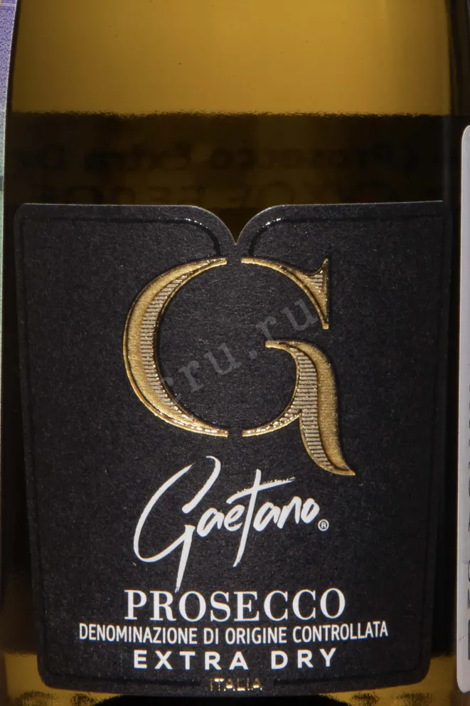 Этикетка Gaetano Prosecco 2024 0.2 л