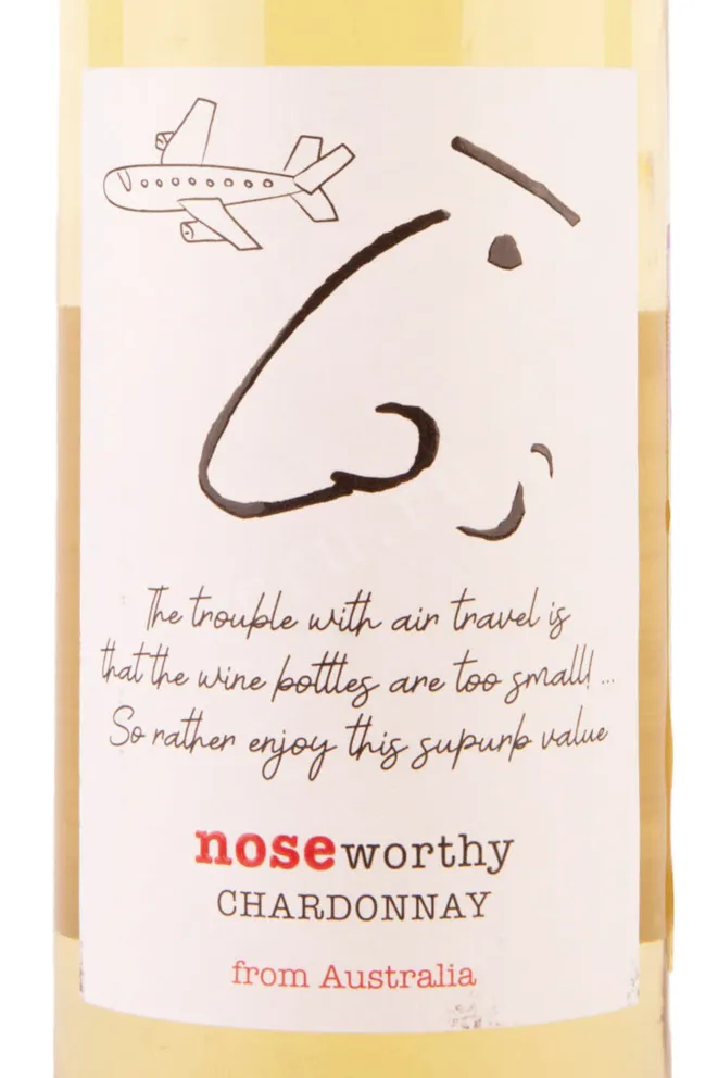 Этикетка Noseworthy Chardonnay 2021 0.75 л