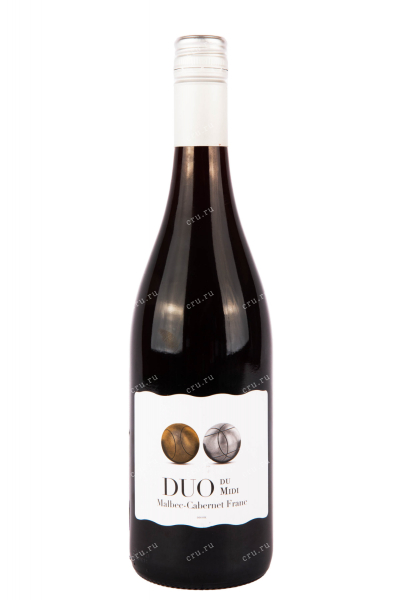 Вино DUO du Midi Malbec-Cabernet Franc Pays D'Oc IGP 2022 0.75 л