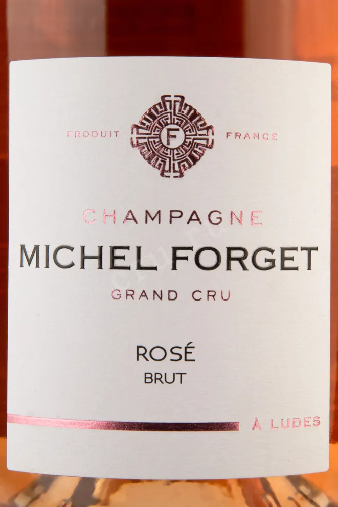 Этикетка Michel Forget Rose Grand Cru 0.75 л